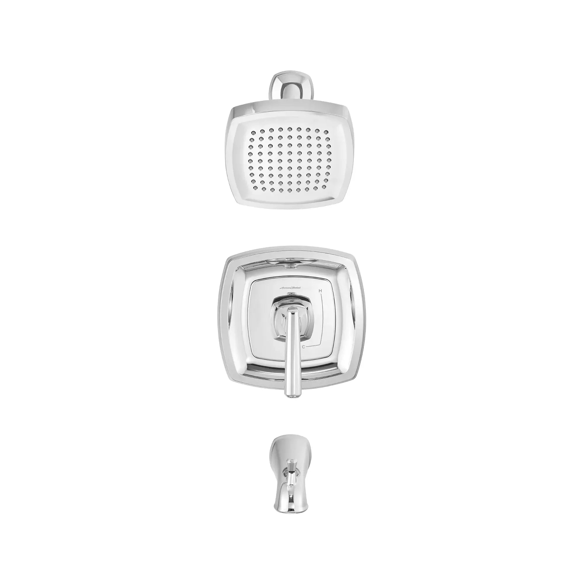 Edgemere® 1.8 gpm/6.8 L/min Tub and Shower Trim Kit With Water-Saving Showerhead, Double Ceramic Pressure Balance Cartridge With Lever Handle — image 1